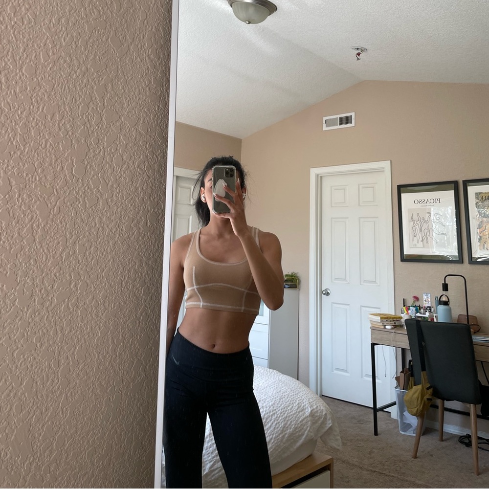 Princess Polly Tan Crop Top